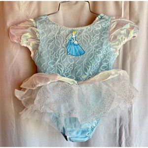 Disney Cinderella Costume Halloween Bodysuit Tutu 18-24 months VINTAGE 2000 EUC